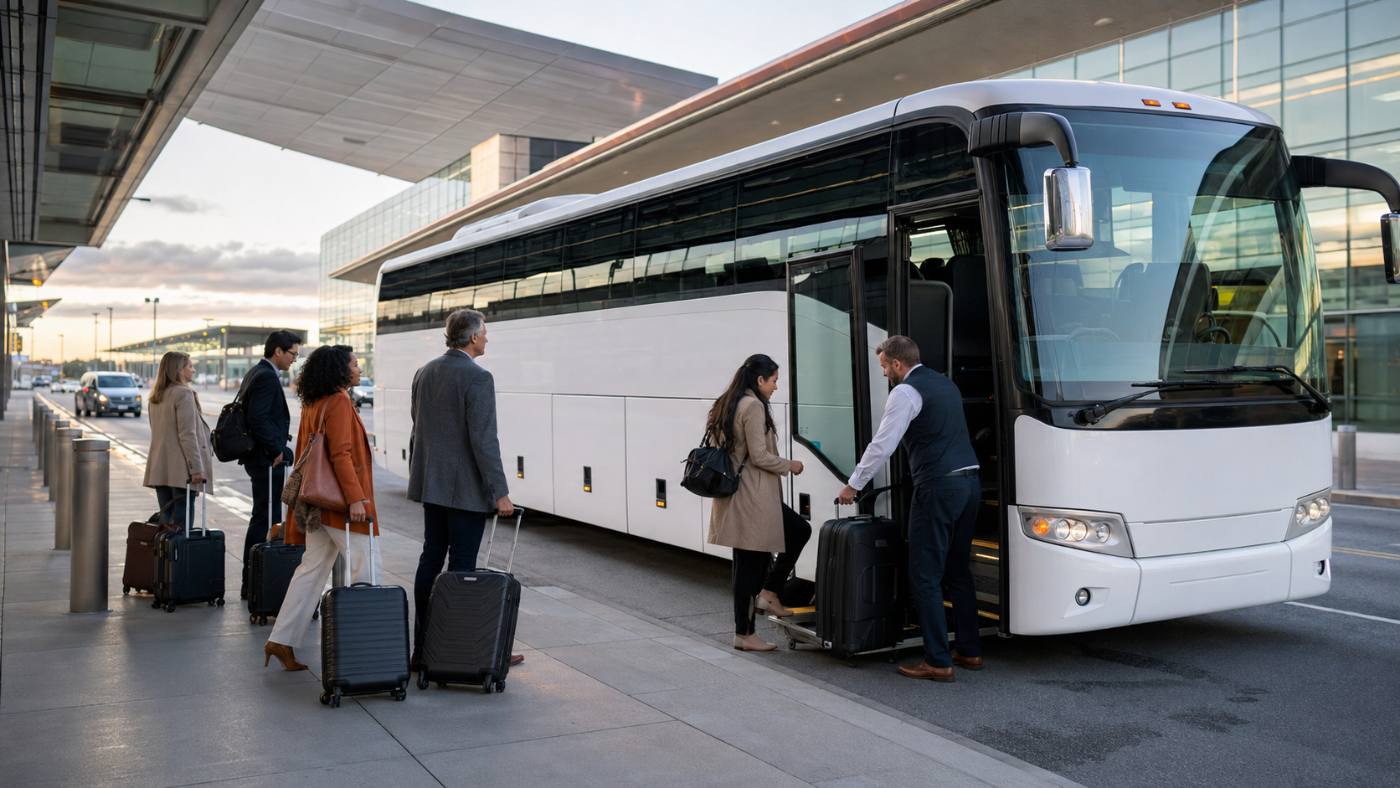 Airport transfer photo — Koladera Charter Bus