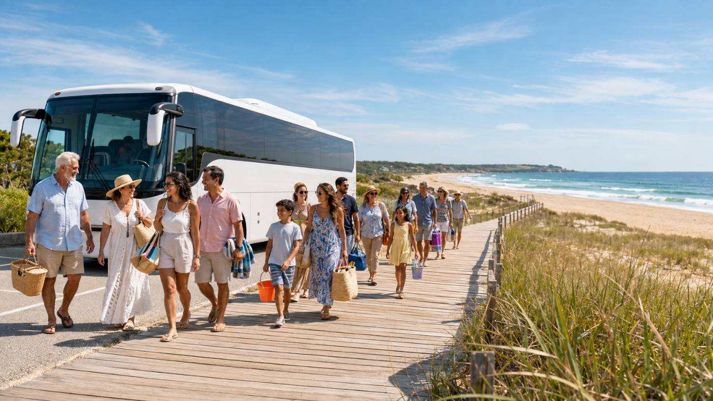 Beach photo — Koladera Charter Bus