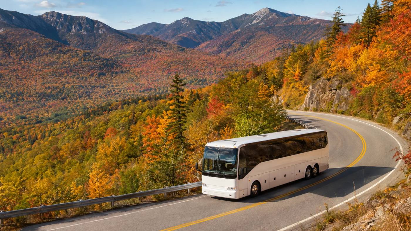 Fall foliage photo — Koladera Charter Bus